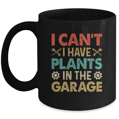 I Can't I Have Plans In The Garage Funny Car Mechanic Retro Mug | siriusteestore