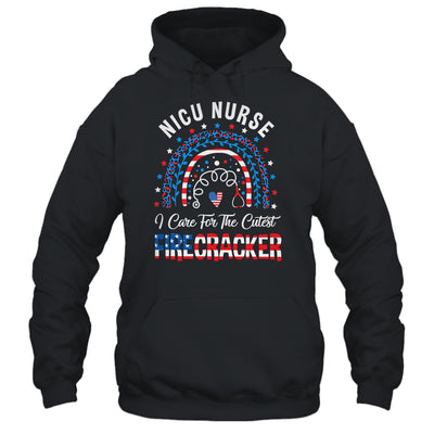 I Care For The Cutest Firecracker Nicu Nurse 4th Of July Shirt & Tank Top | siriusteestore