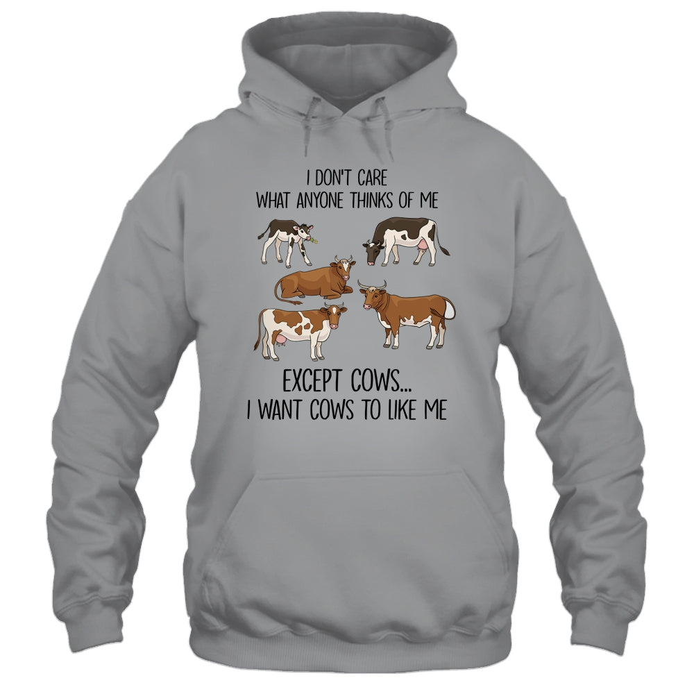 I Don't Care What Anyone Think Of Me Funny Cows Lover Shirt & Tank Top | siriusteestore