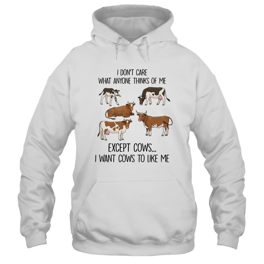 I Don't Care What Anyone Think Of Me Funny Cows Lover Shirt & Tank Top | siriusteestore