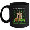 I Don't Need Luck I Have Jesus Christian St Patrick's Day Mug | siriusteestore