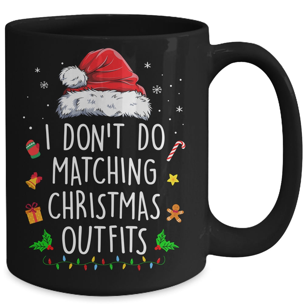 I Dont Do Matching Christmas Outfits But I Do Xmas Couples Mug | siriusteestore