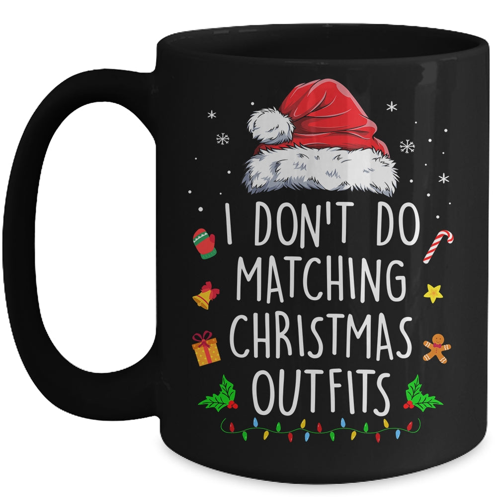 I Dont Do Matching Christmas Outfits But I Do Xmas Couples Mug | siriusteestore