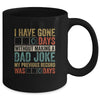 I Have Gone 0 Days Without Making A Dad Joke Fathers Day Mug | siriusteestore