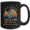 I Have Two Titles Mom And Aunt Mother's Day Black Woman Mug | siriusteestore