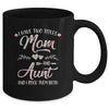 I Have Two Titles Mom And Aunt Mother's Day Flower Mug | siriusteestore