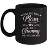 I Have Two Titles Mom And Grammy Mother's Day Flower Mug | siriusteestore