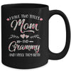 I Have Two Titles Mom And Grammy Mother's Day Flower Mug | siriusteestore