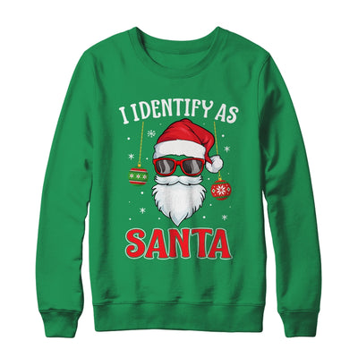 I Identify As Santa Funny Christmas For Dad X-Mas Shirt & Sweatshirt | siriusteestore