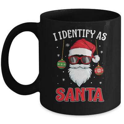 I Identify As Santa Funny Christmas For Dad X-Mas Mug | siriusteestore