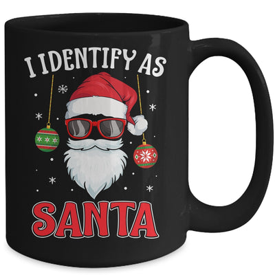 I Identify As Santa Funny Christmas For Dad X-Mas Mug | siriusteestore