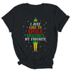 I Just Like To Smile Smiling's My Favorite Elf Christmas Shirt & Sweatshirt | siriusteestore