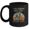 I Like Bourbon And Golf And Maybe 3 People Funny Mug | siriusteestore
