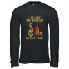 I Like Golf And Bourbon And Maybe 3 People Shirt & Hoodie | siriusteestore