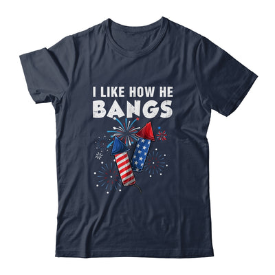 I Like How He Bangs Funny 4th Of July Matching Couple Shirt & Tank Top | siriusteestore