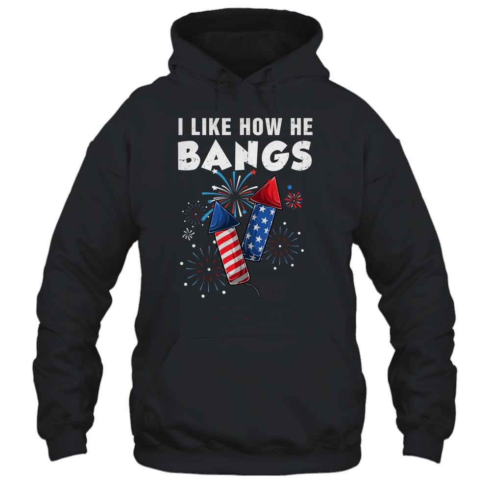I Like How He Bangs Funny 4th Of July Matching Couple Shirt & Tank Top | siriusteestore