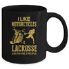 I Like Motorcycles And Lacrosse And Maybe 3 People Lover Mug | siriusteestore