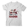 I Love Being A Teacher Snowman Dab Christmas Red Plaid Shirt & Sweatshirt | siriusteestore