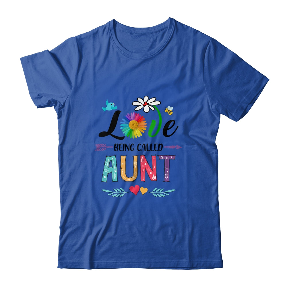 I Love Being Called Aunt Daisy Flower Mothers Day Shirt & Tank Top | siriusteestore