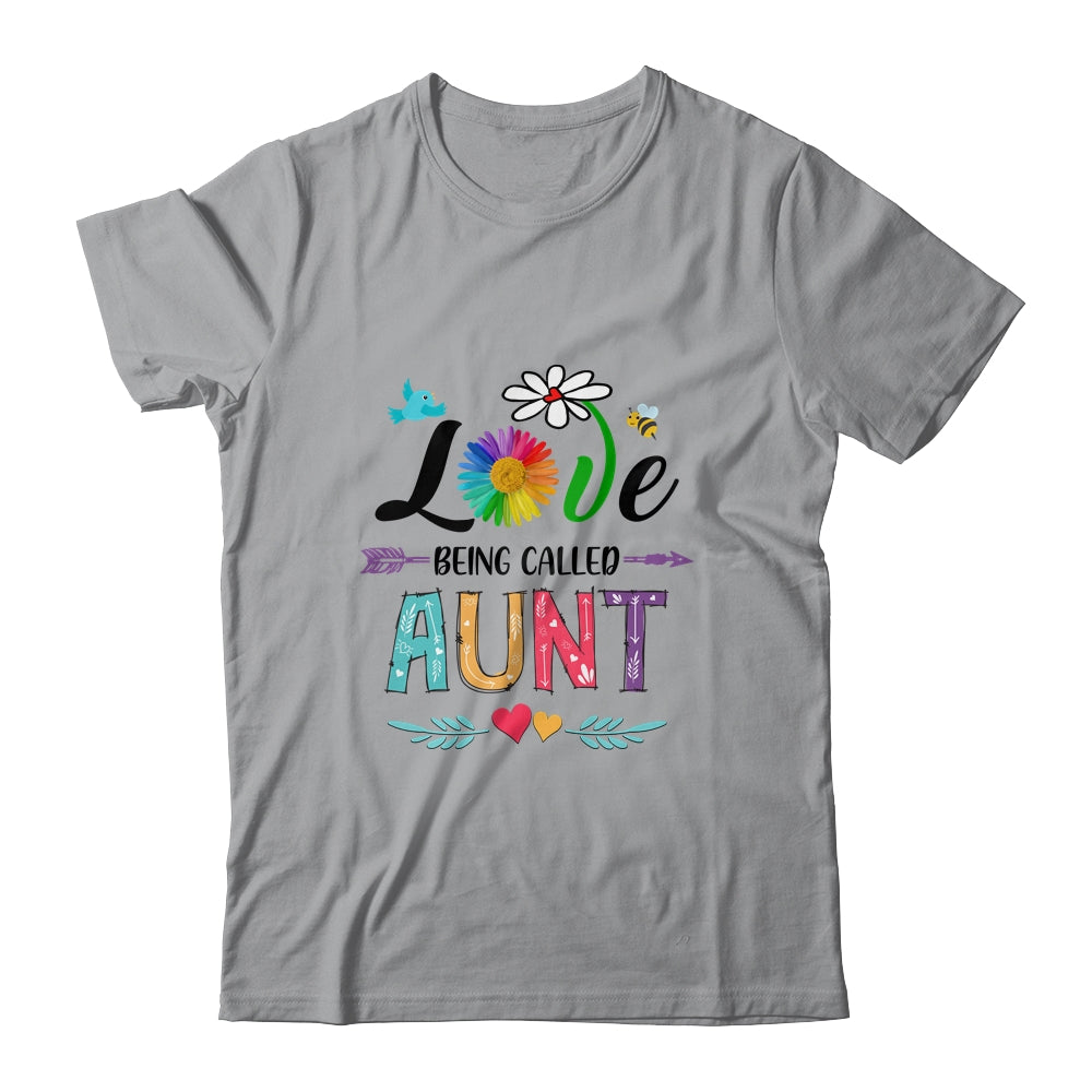 I Love Being Called Aunt Daisy Flower Mothers Day Shirt & Tank Top | siriusteestore