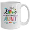 I Love Being Called Aunt Daisy Flower Mothers Day Mug | siriusteestore