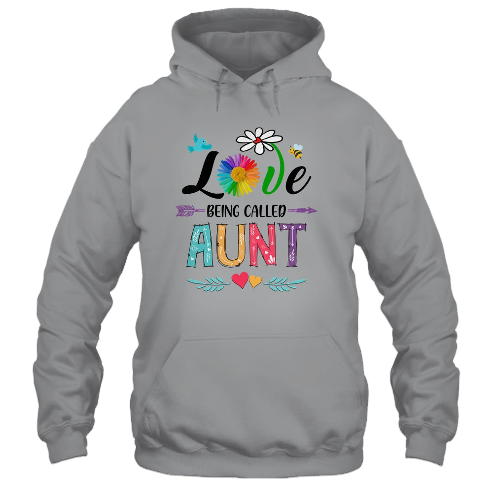 I Love Being Called Aunt Daisy Flower Mothers Day Shirt & Tank Top | siriusteestore