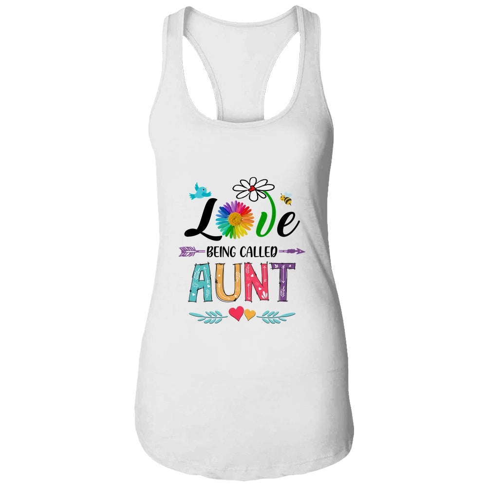 I Love Being Called Aunt Daisy Flower Mothers Day Shirt & Tank Top | siriusteestore