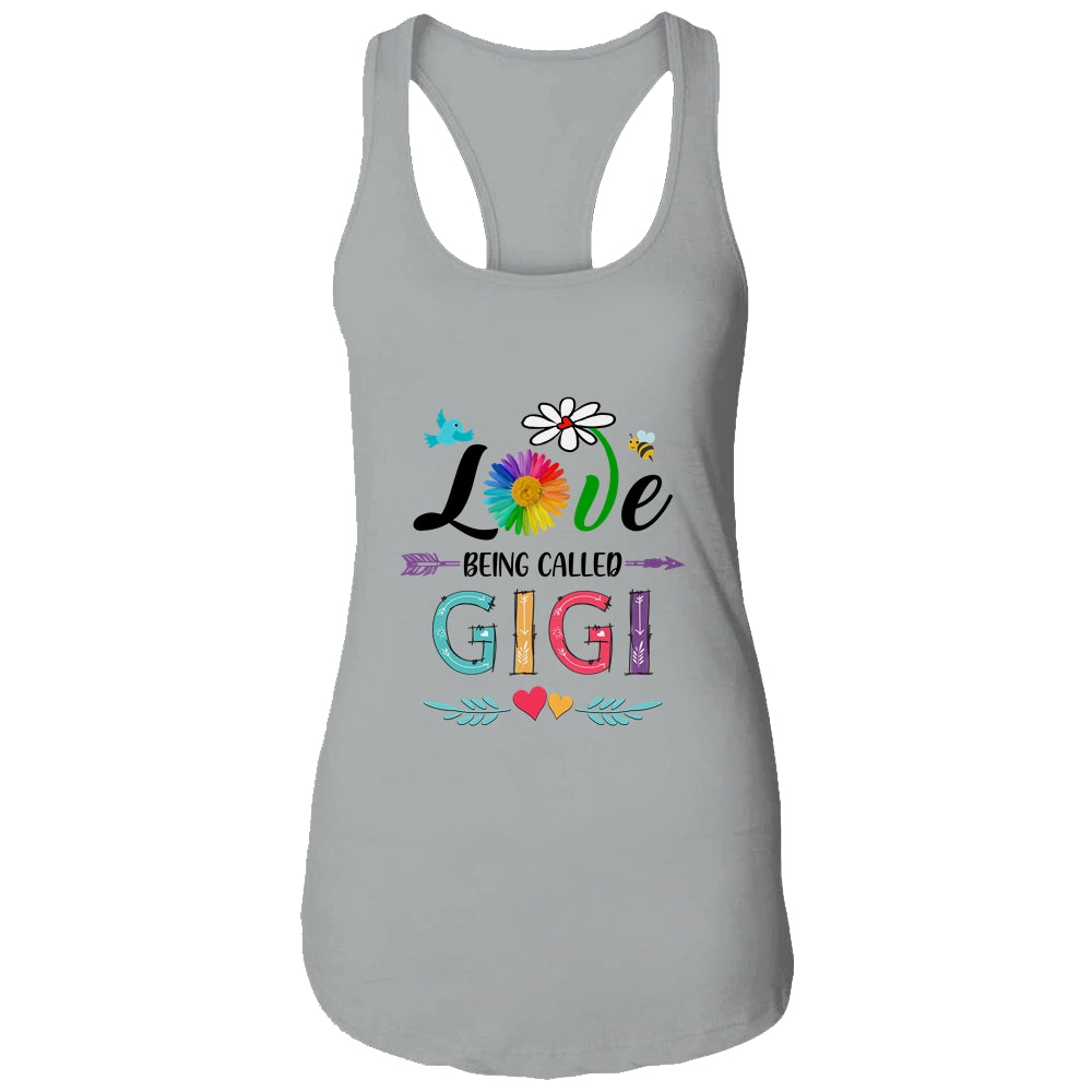I Love Being Called Gigi Daisy Flower Mothers Day Shirt & Tank Top | siriusteestore