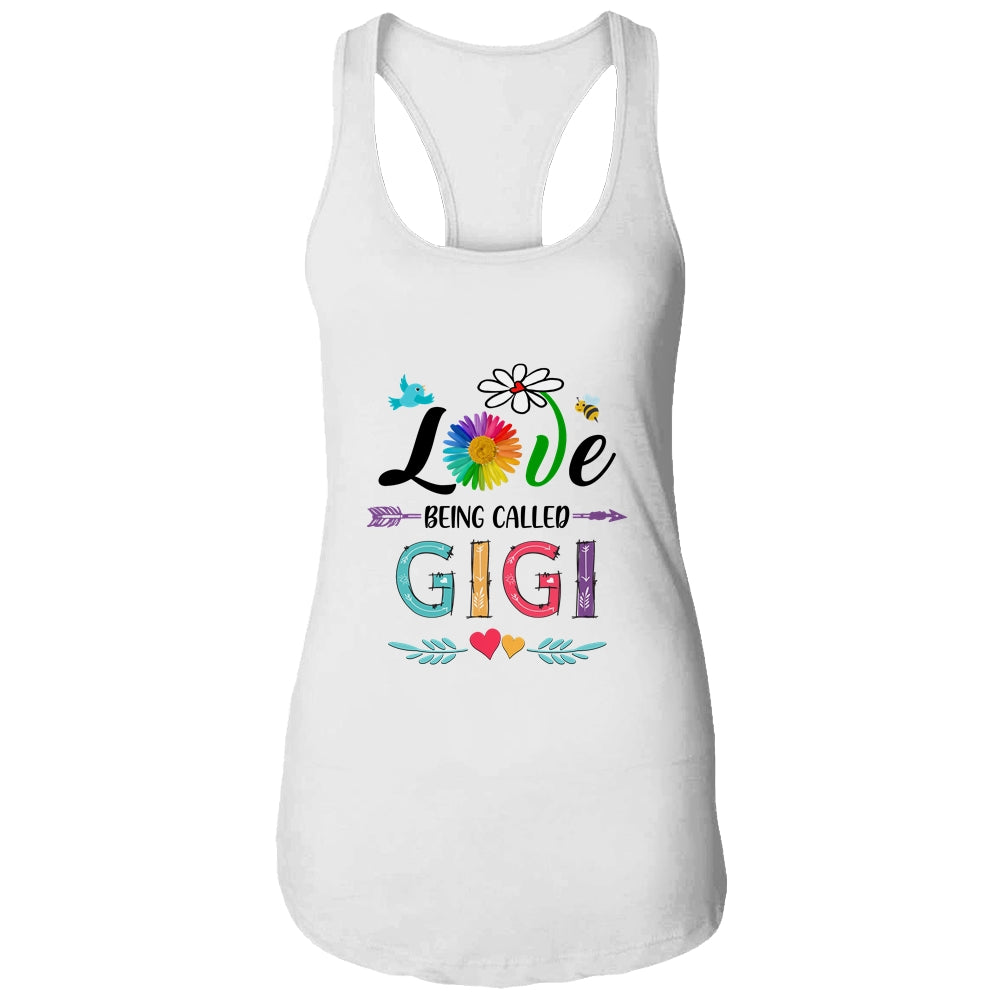 I Love Being Called Gigi Daisy Flower Mothers Day Shirt & Tank Top | siriusteestore