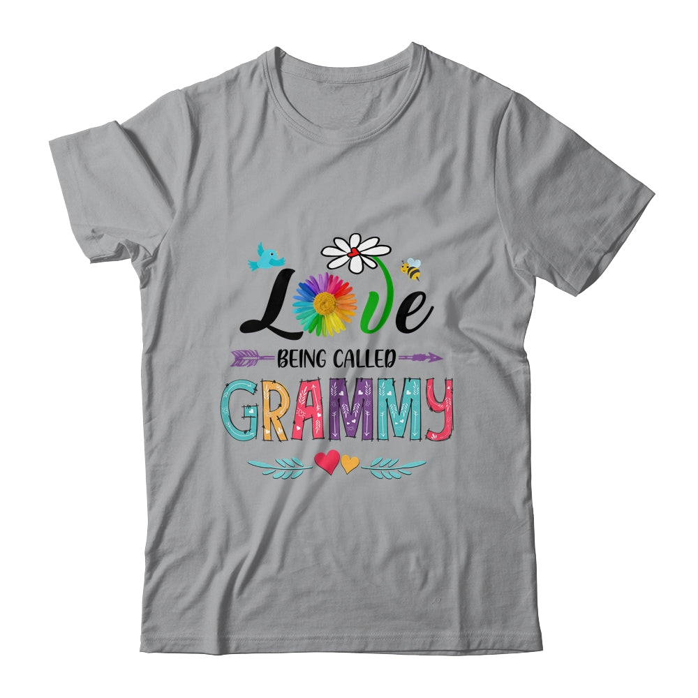 I Love Being Called Grammy Daisy Flower Mothers Day Shirt & Tank Top | siriusteestore