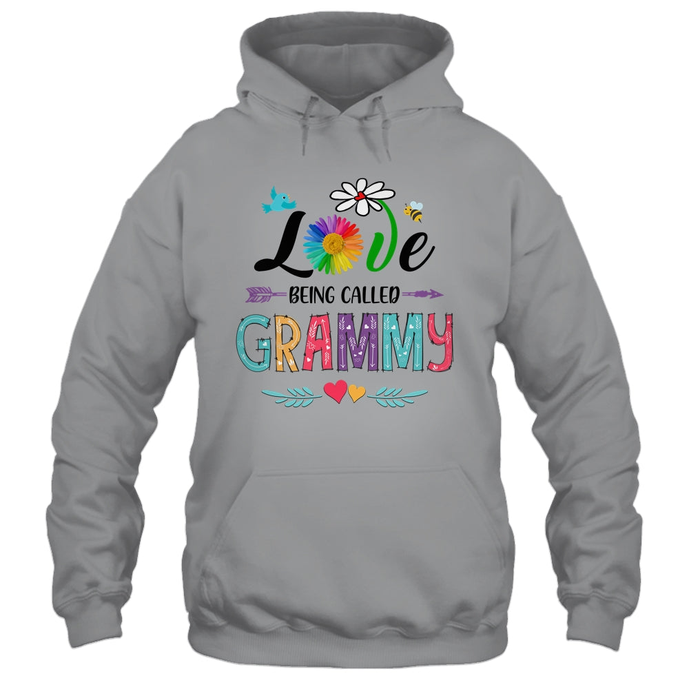 I Love Being Called Grammy Daisy Flower Mothers Day Shirt & Tank Top | siriusteestore