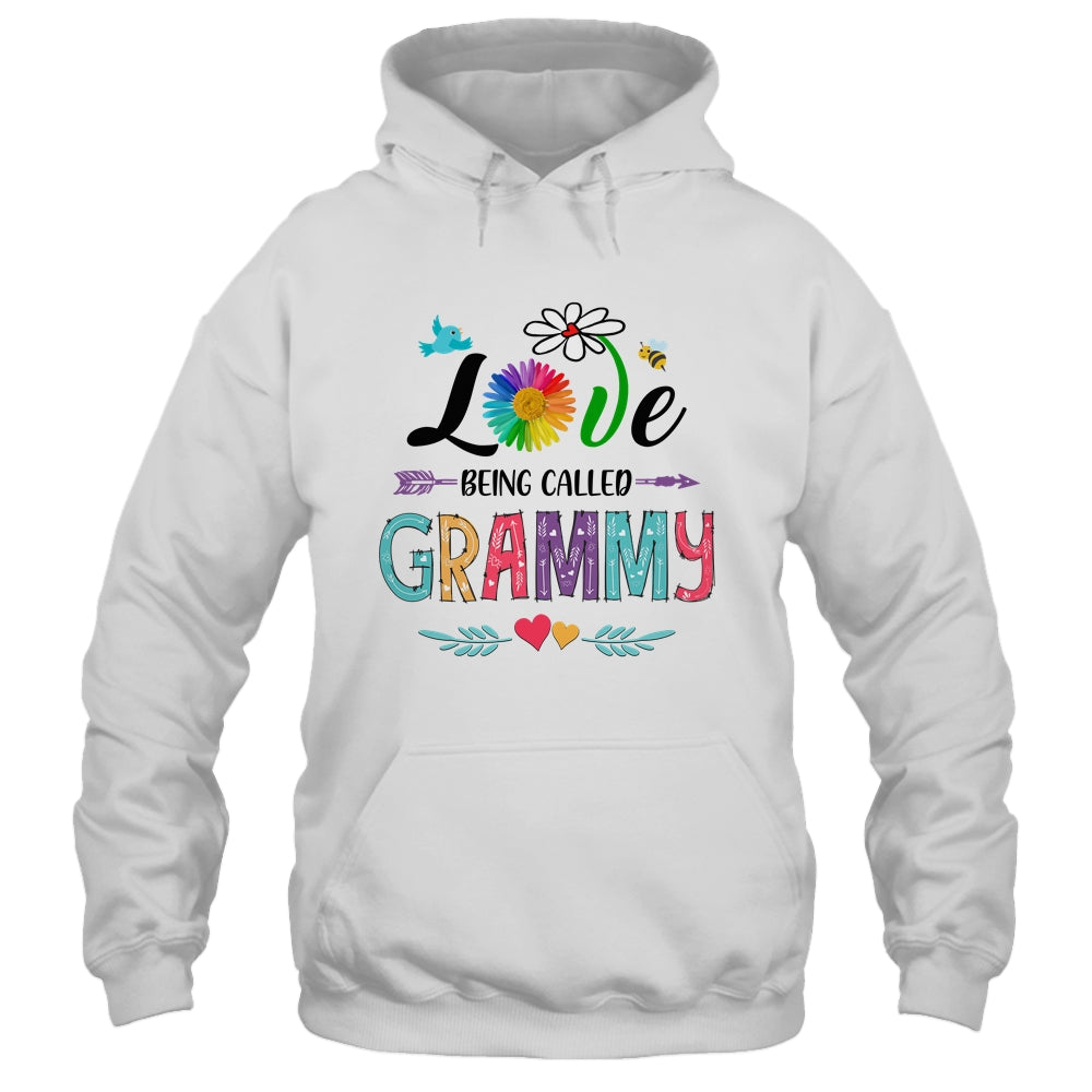 I Love Being Called Grammy Daisy Flower Mothers Day Shirt & Tank Top | siriusteestore