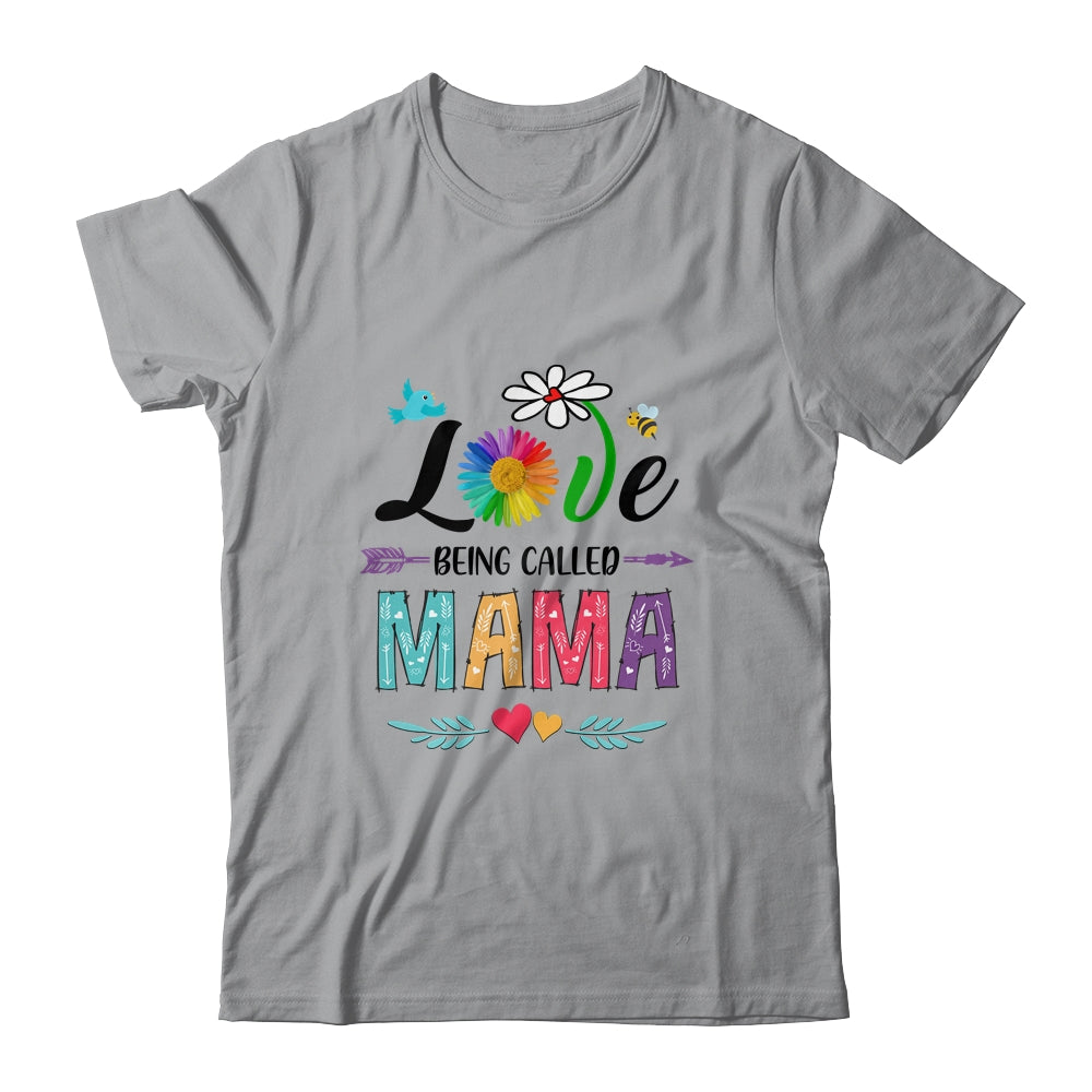 I Love Being Called Mama Daisy Flower Mothers Day Shirt & Tank Top | siriusteestore