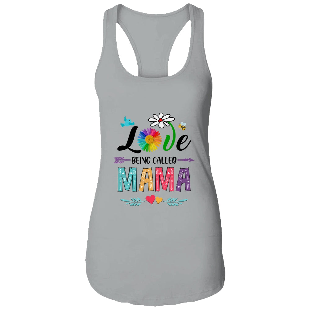 I Love Being Called Mama Daisy Flower Mothers Day Shirt & Tank Top | siriusteestore