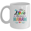 I Love Being Called Mamaw Daisy Flower Mothers Day Mug | siriusteestore