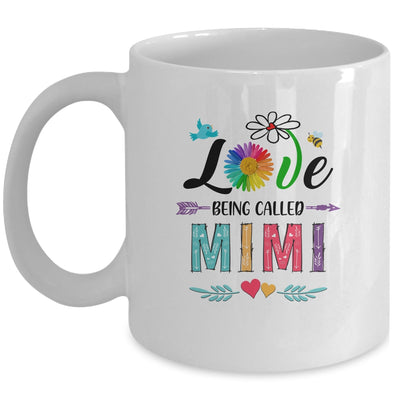 I Love Being Called Mimi Daisy Flower Mothers Day Mug | siriusteestore