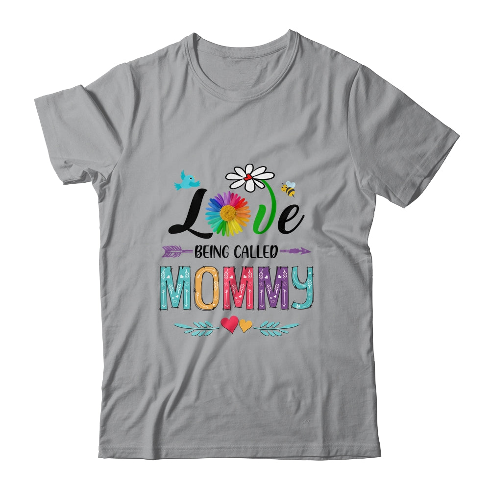 I Love Being Called Mommy Daisy Flower Mothers Day Shirt & Tank Top | siriusteestore