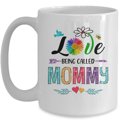 I Love Being Called Mommy Daisy Flower Mothers Day Mug | siriusteestore