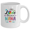 I Love Being Called Nana Daisy Flower Mothers Day Mug | siriusteestore