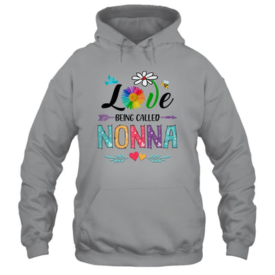 I Love Being Called Nonna Daisy Flower Mothers Day Shirt & Tank Top | siriusteestore