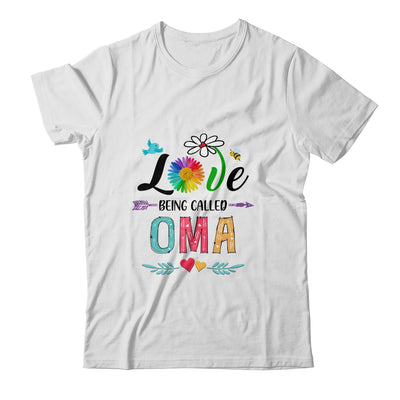 I Love Being Called Oma Daisy Flower Mothers Day Shirt & Tank Top | siriusteestore