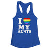I Love My Aunts Rainbow Heart Gay Pride LGBT Flag Pride Shirt & Tank Top | siriusteestore
