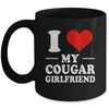 I Love My Cougar Girlfriend I Love My Girlfriend Mug | siriusteestore
