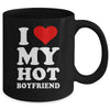 I Love My Hot Boyfriend I Heart My Hot Boyfriend Mug | siriusteestore