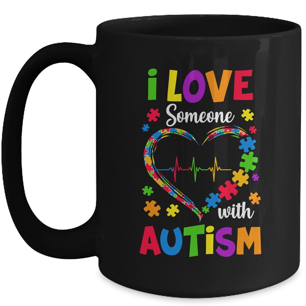 I Love Someone With Autism Awareness Men Women Kids Mug | siriusteestore