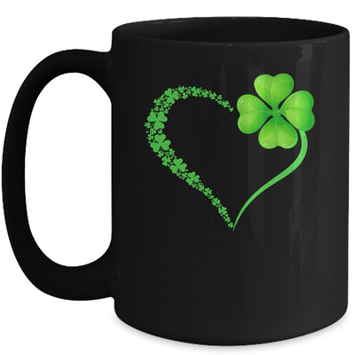 I Love You St Patricks Day Shamrock Heart Mug | siriusteestore