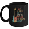 I May Be Old But I Got to See All The Cool Bands Vintage Mug | siriusteestore