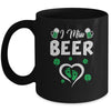 I Miss Beer St Patricks Day Pregnancy Announcement Irish Mug | siriusteestore