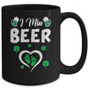 I Miss Beer St Patricks Day Pregnancy Announcement Irish Mug | siriusteestore