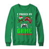 I Paused My Game For Christmas Boys Men Funny Christmas Shirt & Sweatshirt | siriusteestore